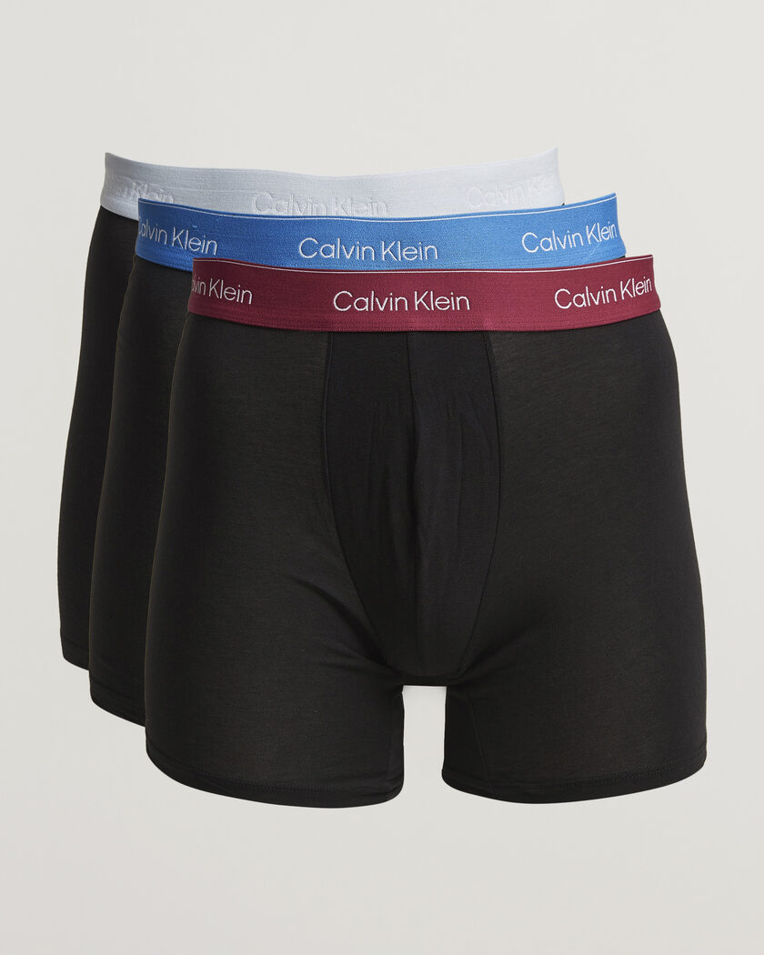 Calvin Klein 3-Pack Icon Cotton Stretch Boxer Brief Black – Black