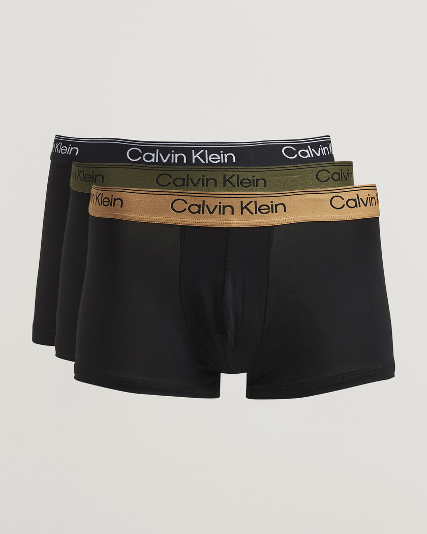 Calvin Klein 3-Pack Micro Stretch Trunk Black – Black