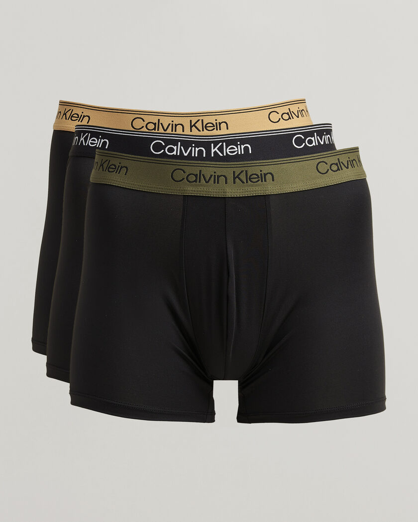 Calvin Klein 3-Pack Micro Stretch Boxer Brief Black – Black