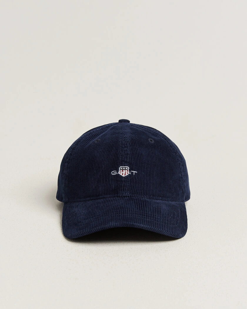 Gant Corduroy Cap Marine – Blue