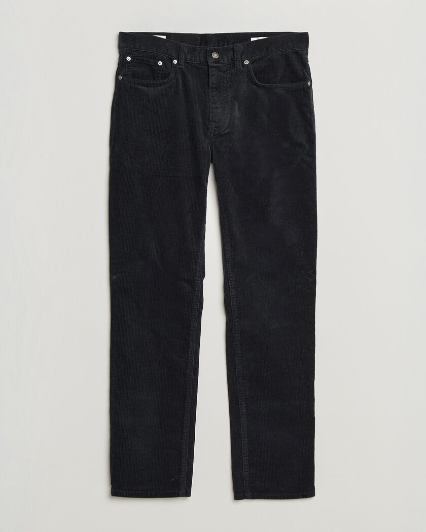 Gant Regular Fit Corduroy 5-Pocket Pants Black – Black