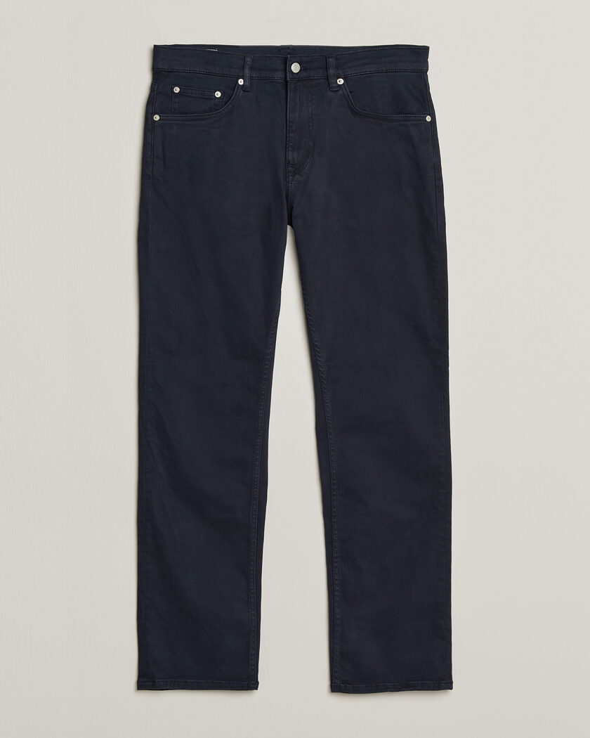 Gant Regular Fit Moleskin 5-Pocket Pants Evening Blue – Blue