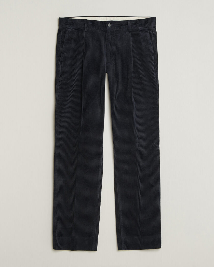Gant Corduroy Trousers Evening Blue – Blue