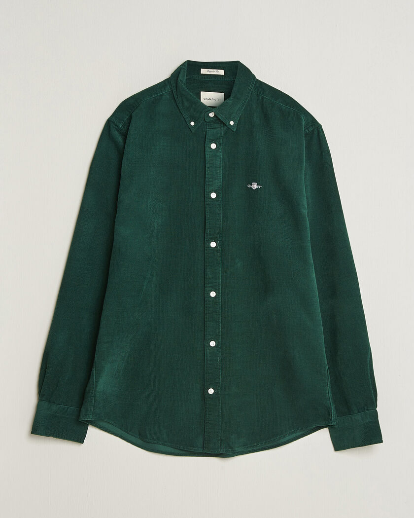 NN07 Arne Baby Cord Shirt Cedar Green at CareOfCarl.com