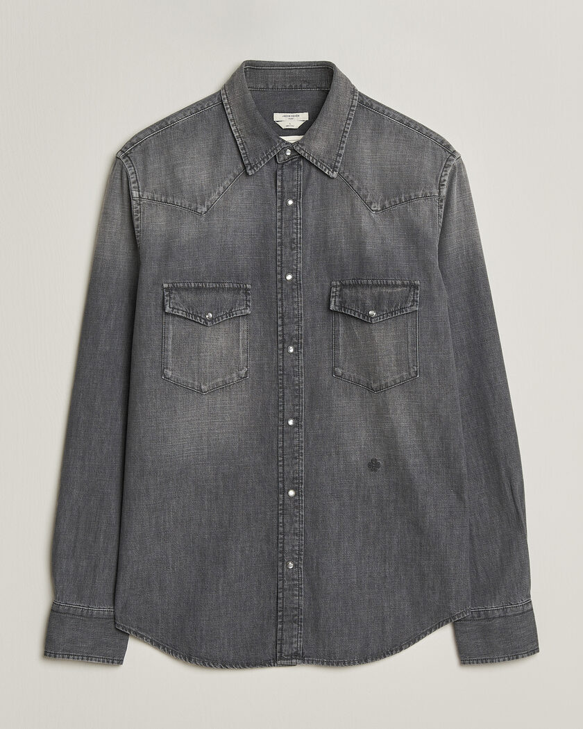 Jacob Cohën Denim Western Pocket Overshirt Grey – Grey