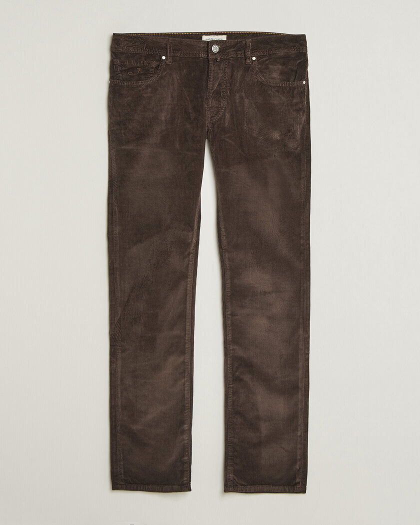 Jacob Cohën Bard 5-Pocket Medium Corduroy Trousers Brown – Brown
