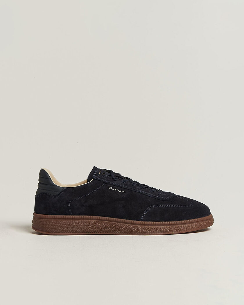 Puma Clyde OG Suede Sneaker Clementine/Navy at CareOfCarl.com