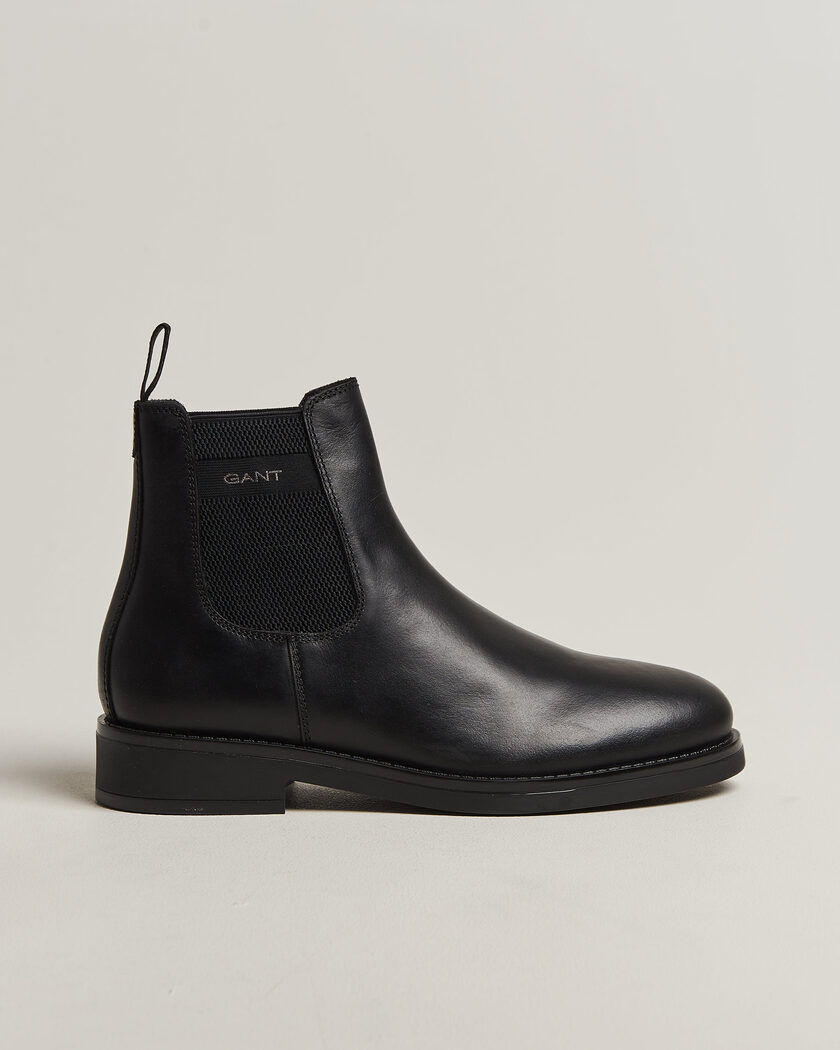 Gant Prepdale Leather Chelsea Boot Black – Black