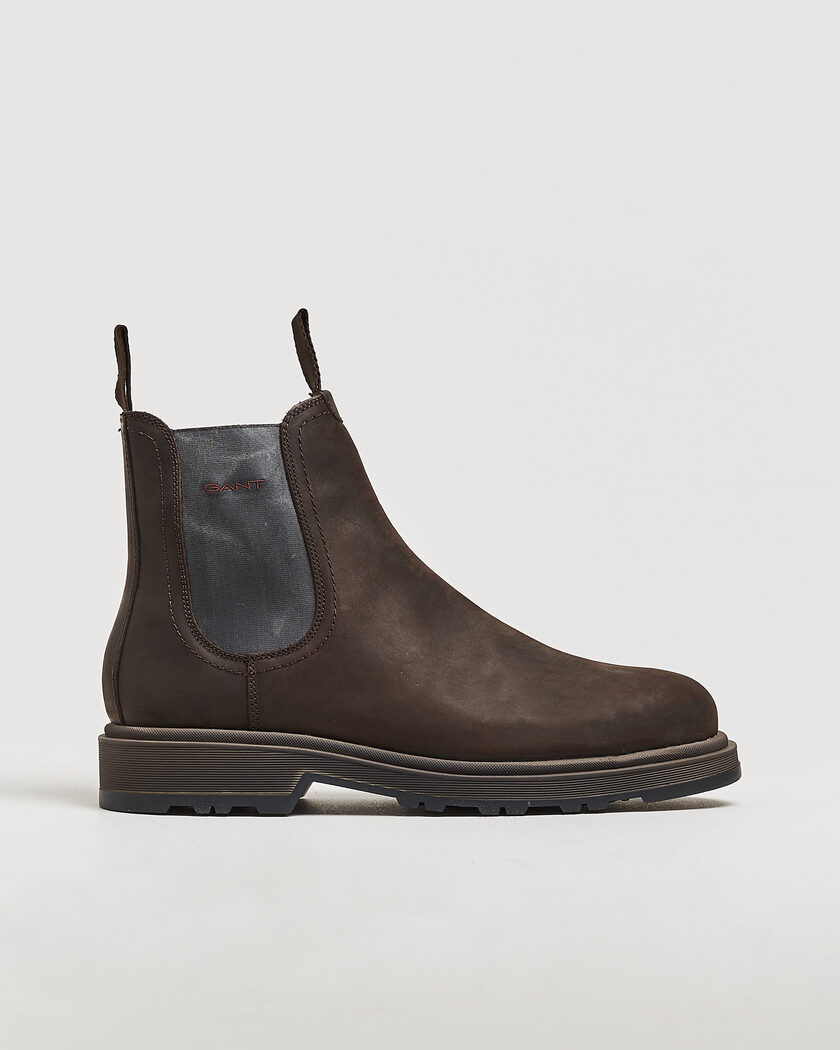 Gant Blisdor Nubuck Chelsea Boot Dark Brown – Brown