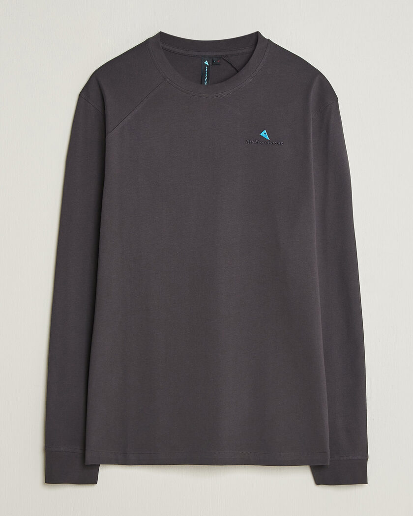 Klättermusen Root Long Sleeve Logo T-Shirt Raven – Black