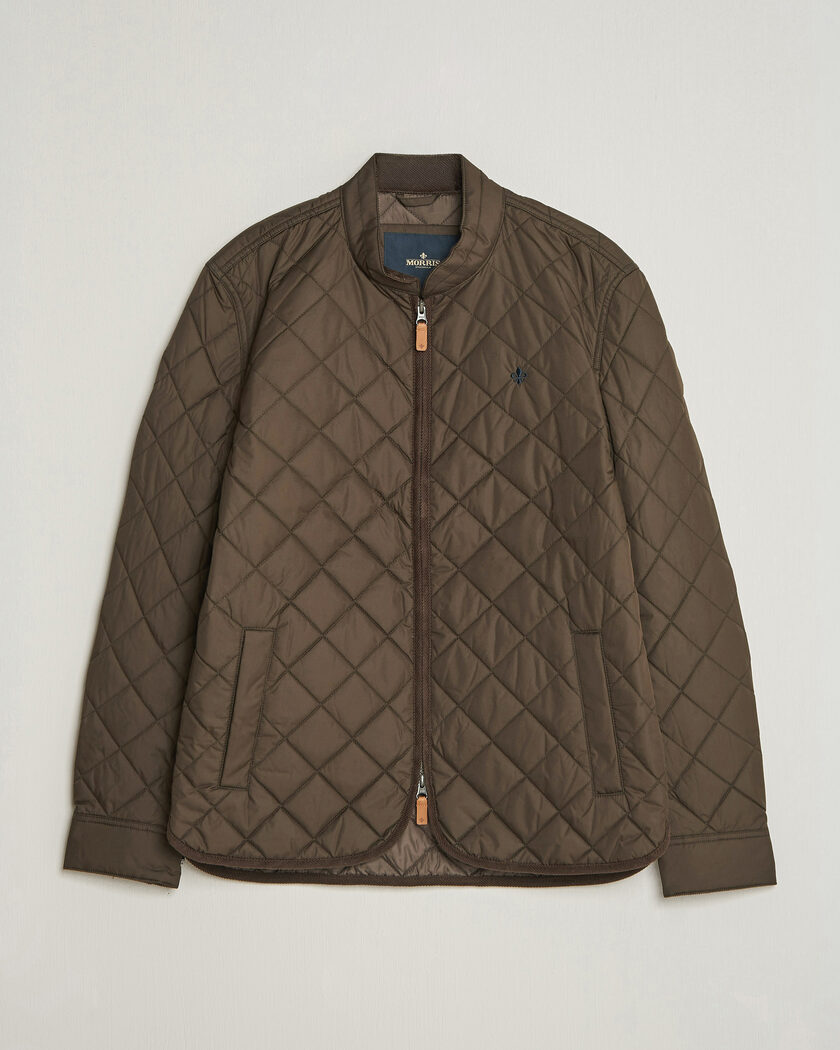 Morris Teddy Quilted Jacket Brown – Brown