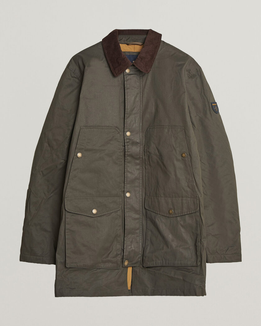 Morris Mac Vax Jacket Olive – Green