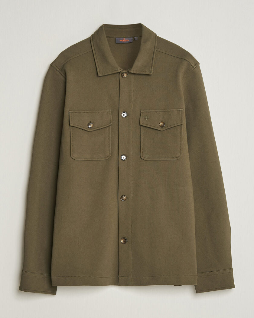 Morris Andrew Jersey Overshirt Olive – Green