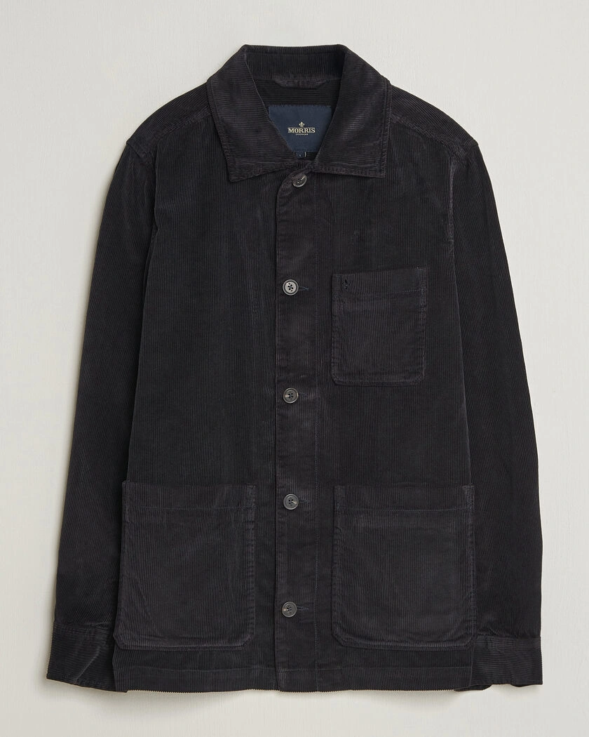 Morris Fenix Cord Shirt Jacket Blue – Blue