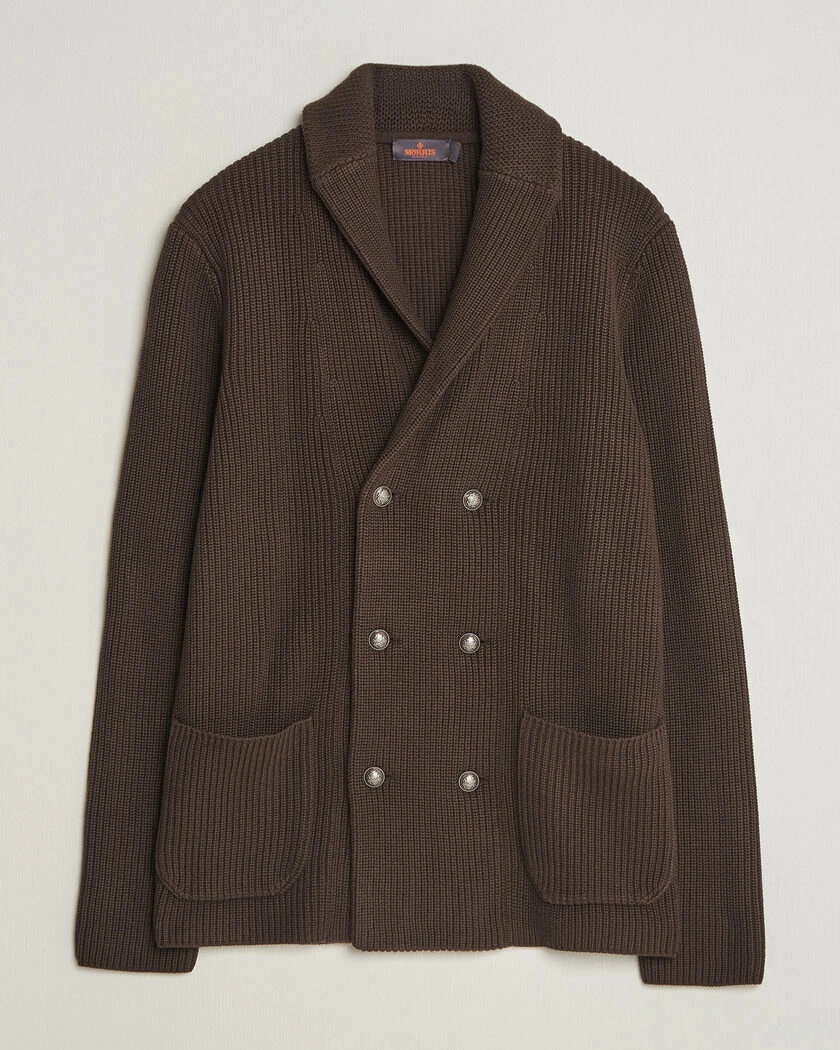 Morris Brayden DB Shawl Cardigan Brown – Brown