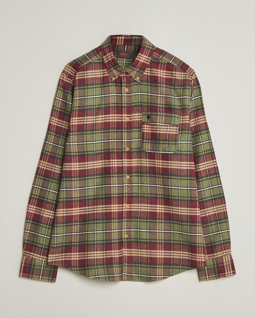  Morris Flanell Big Check Shirt Green – Green