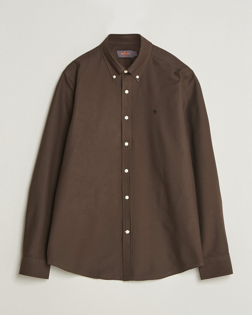  Morris Douglas Oxford Shirt Brown – Brown