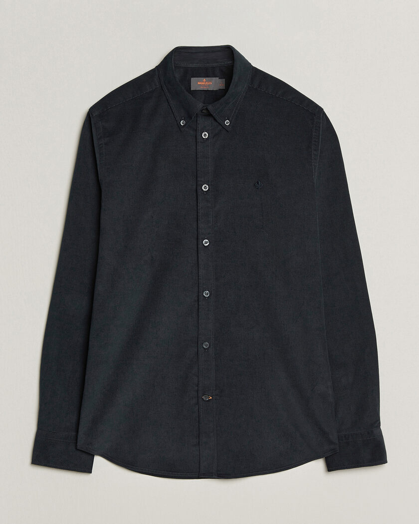 Morris Douglas Cord Shirt Blue – Blue