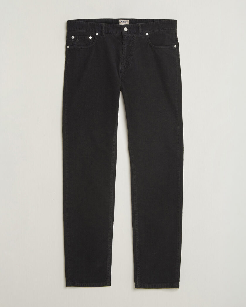 Morris James Cord 5-Pocket Pants Black – Black