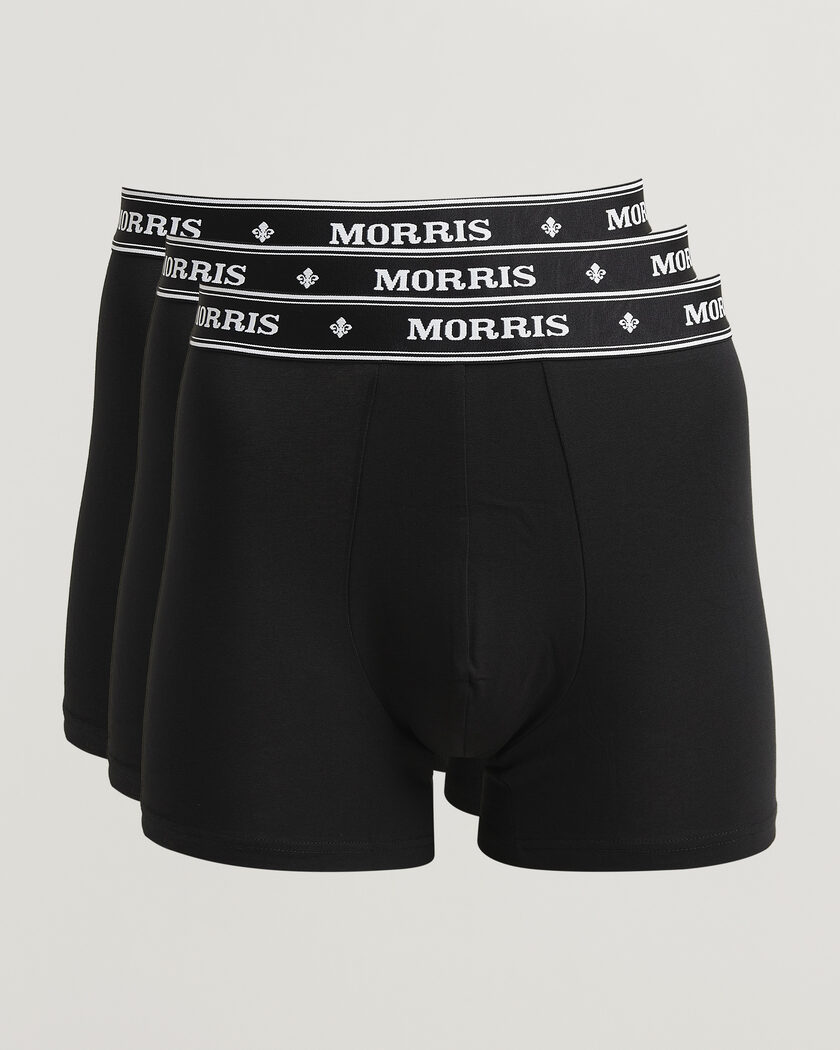 Morris Boxer Brief 3-Pack Black – Black