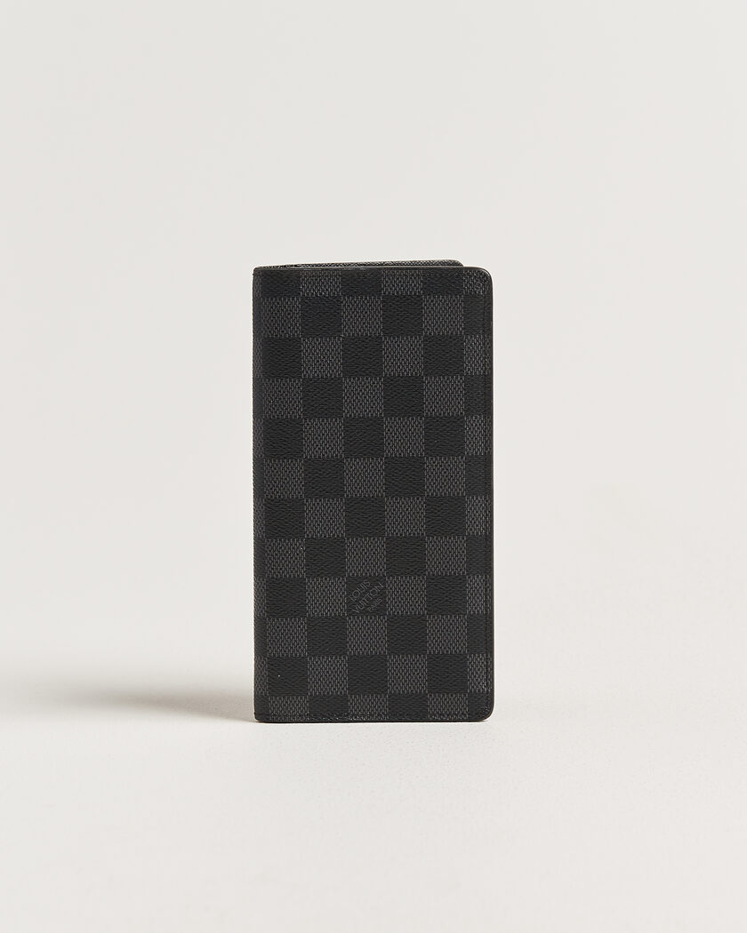Louis Vuitton Pre-Owned Brazza Wallet Damier Graphite – Grey