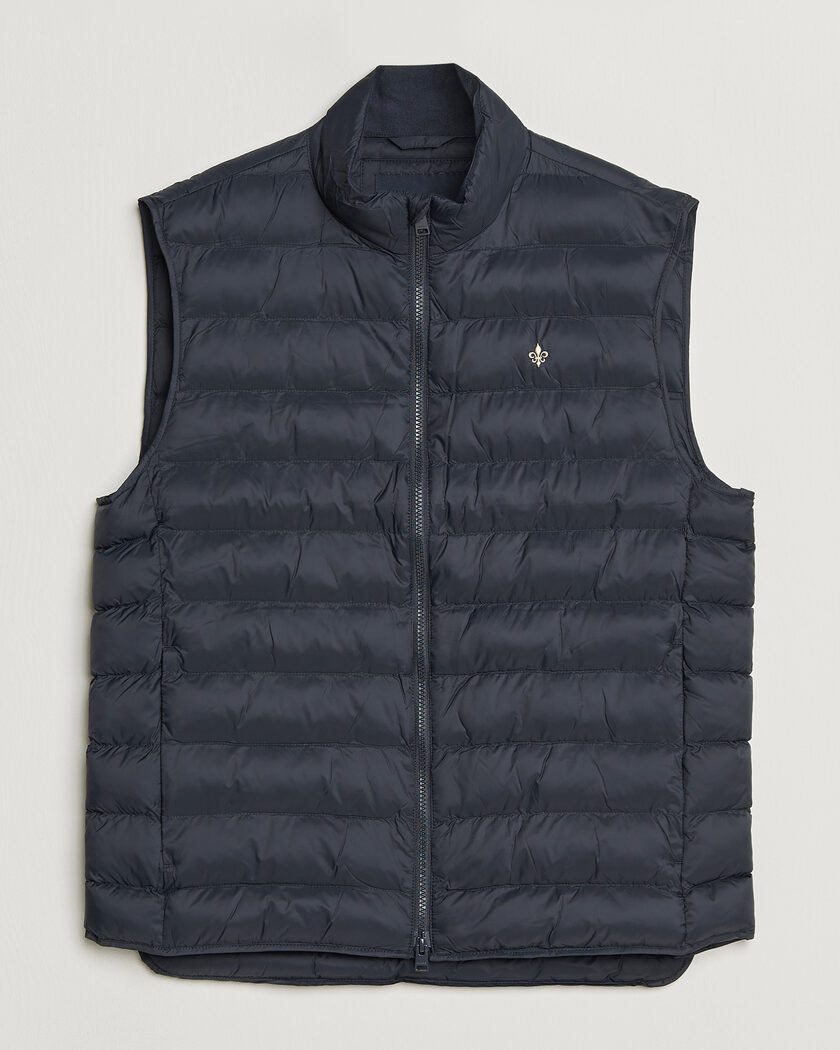 Morris Norfolk Liner Vest Blue – Blue