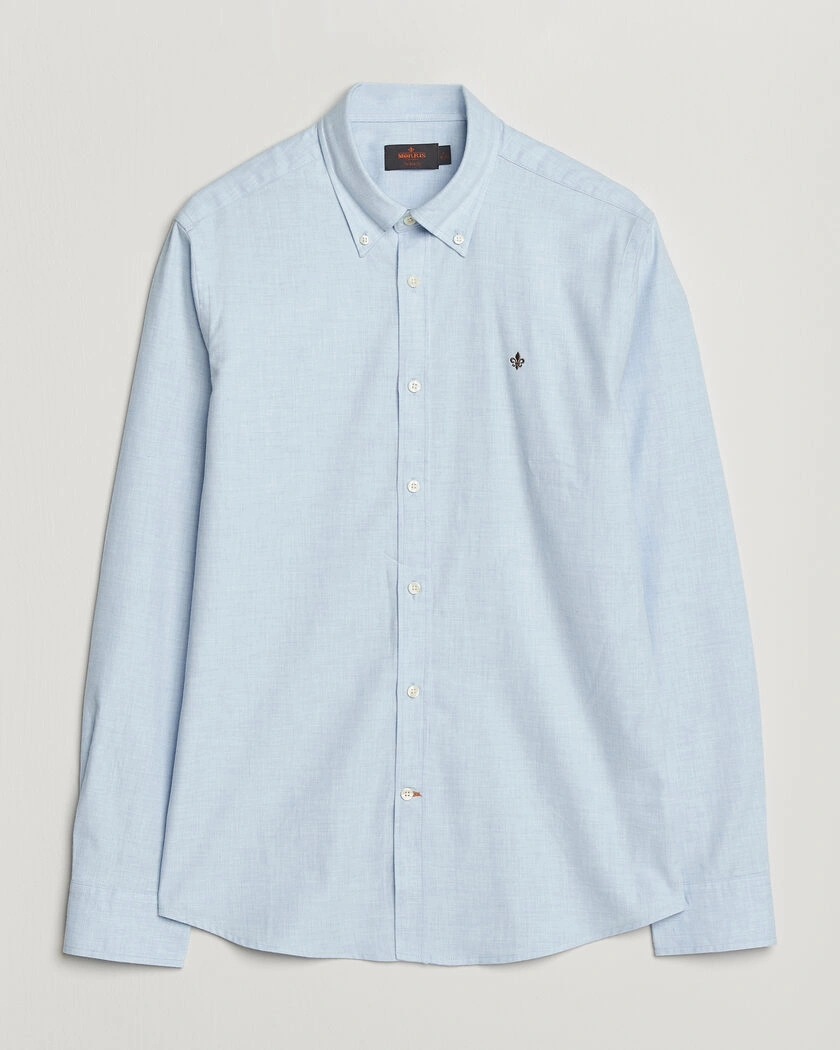  Morris Watts Flannel Shirt Light Blue – Blue