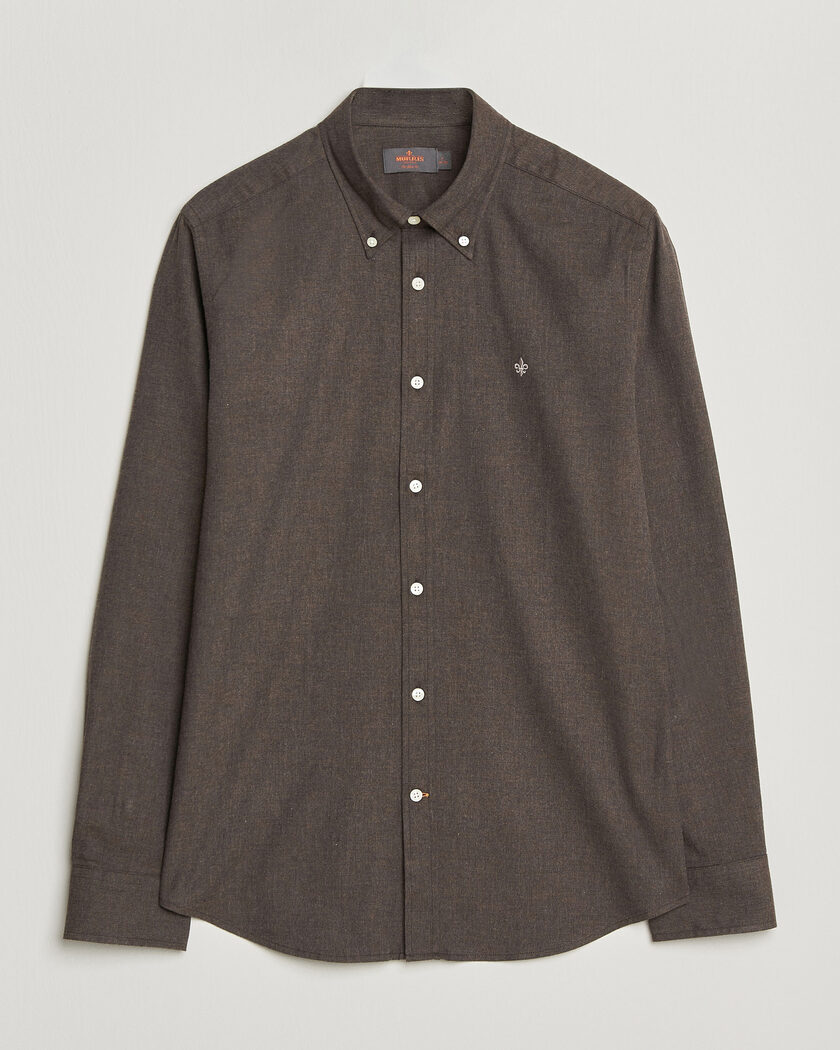 Morris Watts Flannel Shirt Brown – Brown