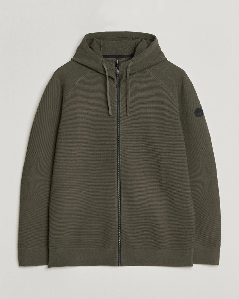 Sail Racing Element Seamless Full Zip Hoodie Mud Green – Green