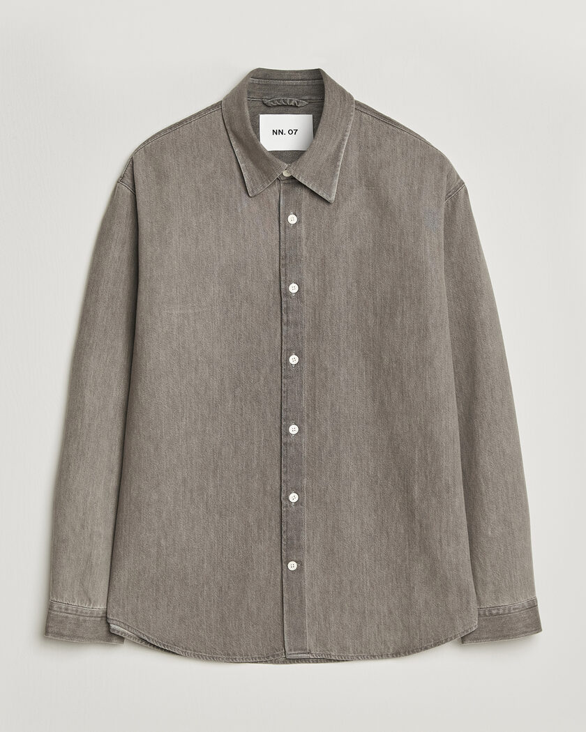NN07 Casper Denim Overshirt Grey – Grey