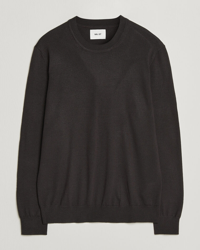 NN07 Ted Merino Crew Neck Pullover Deep Truffle – Brown