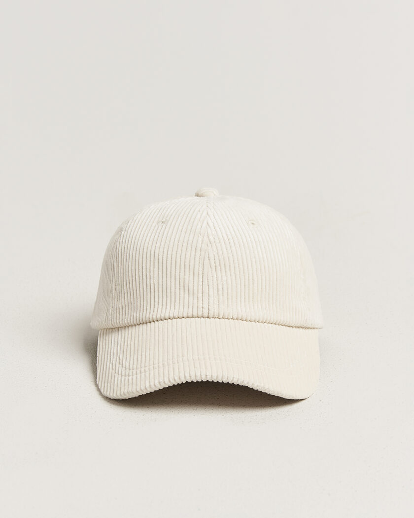 NN07 Corduroy Dad Cap Ivory – White