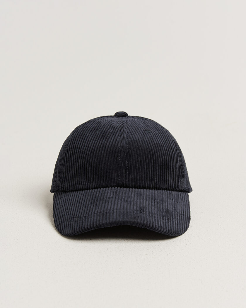 NN07 Corduroy Dad Cap Deep Navy – Blue