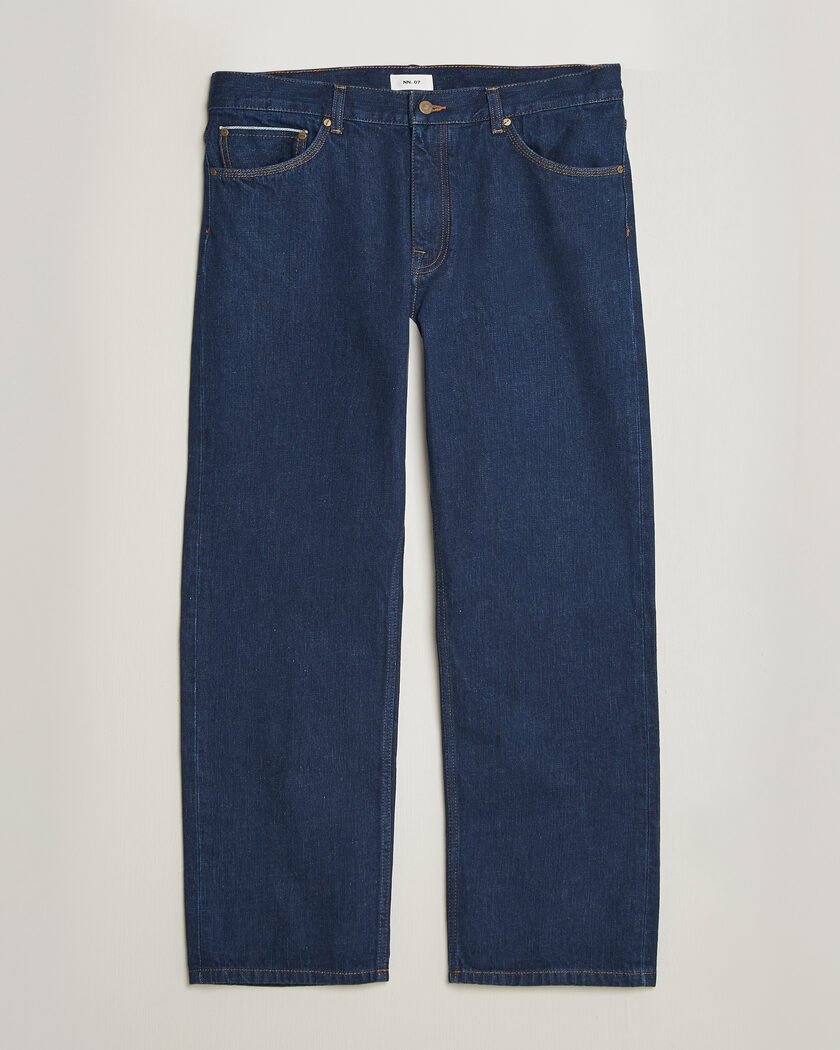 Stone Island Loose Fit Denim Jeans Blue Extra Bleach at CareOfCarl.com