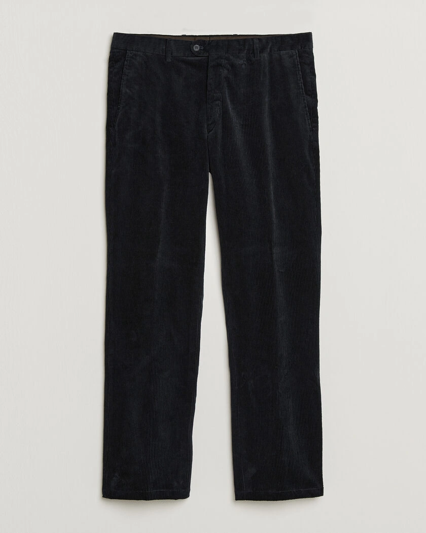 Oscar Jacobson Dandy Corduroy Trousers Navy – Blue