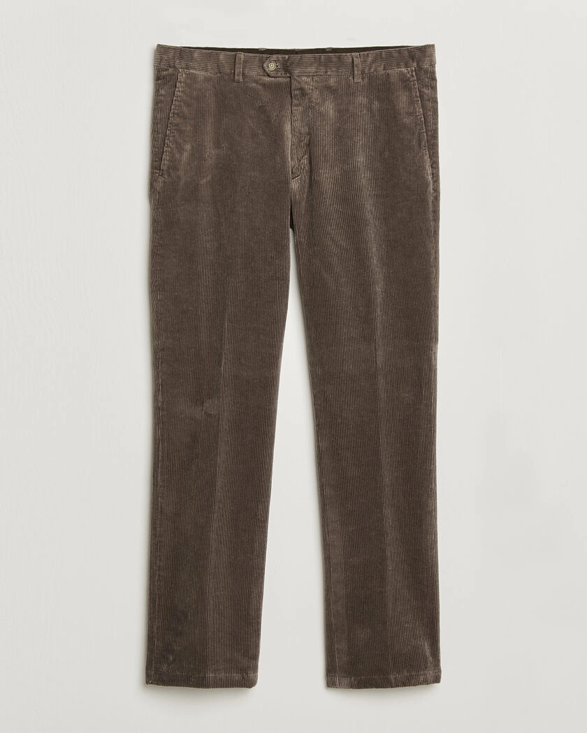 Oscar Jacobson Dandy Corduroy Trousers Taupe – Beige