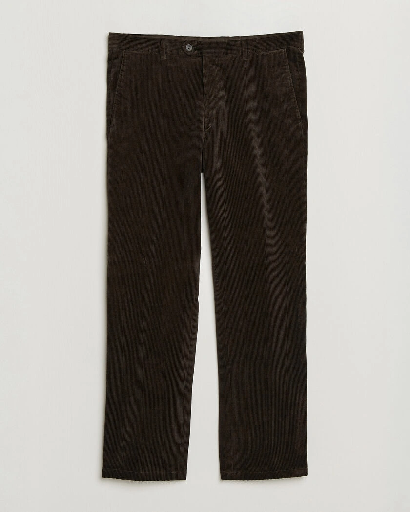 Oscar Jacobson Dandy Corduroy Trousers Dark Brown – Brown