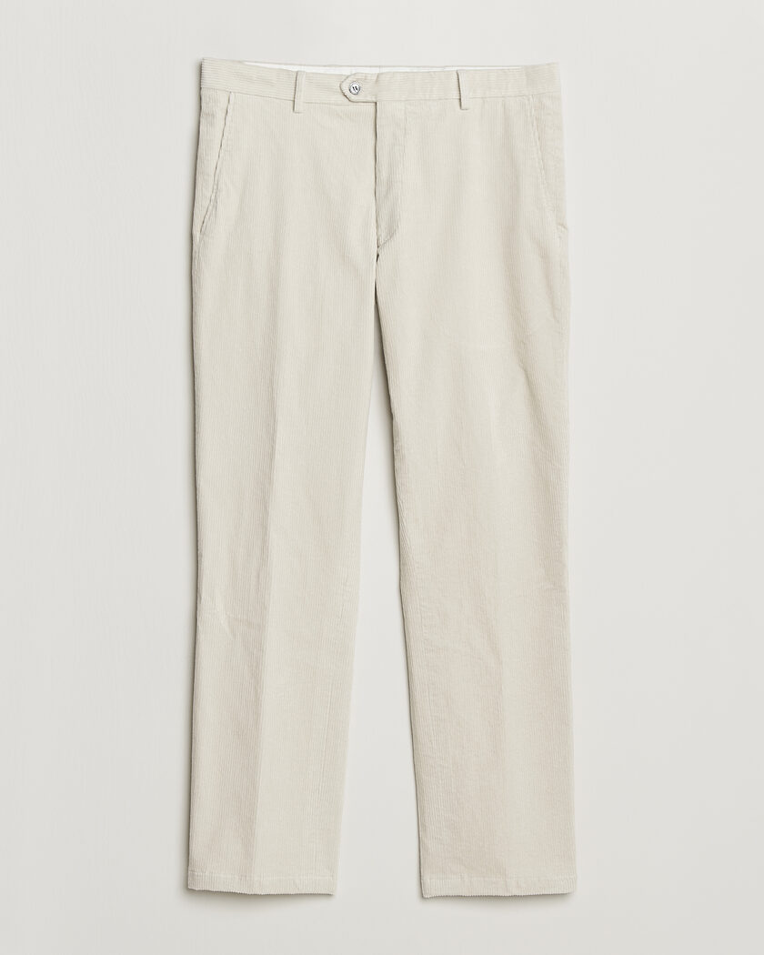 Oscar Jacobson Dandy Corduroy Trousers White – White
