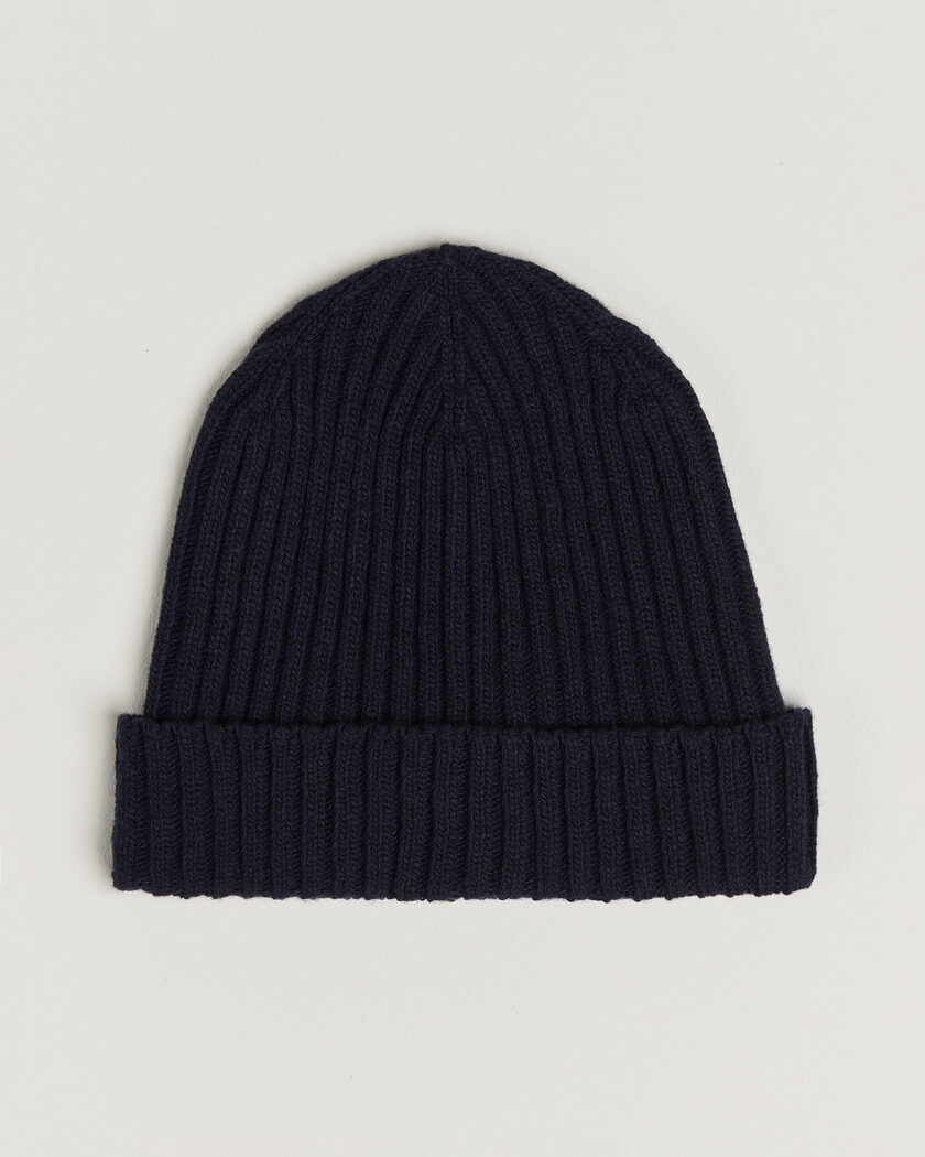 Stenströms Brushed Merino Beanie  Navy – Blue