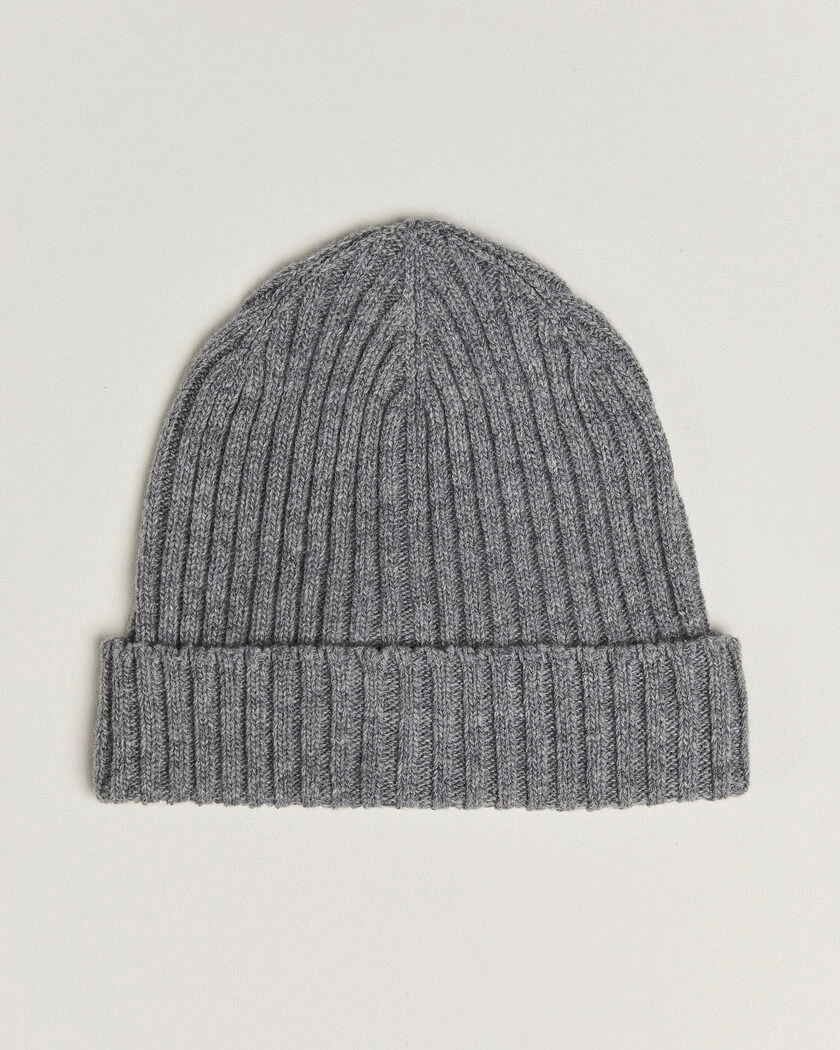 Stenströms Brushed Merino Beanie  Grey – Grey