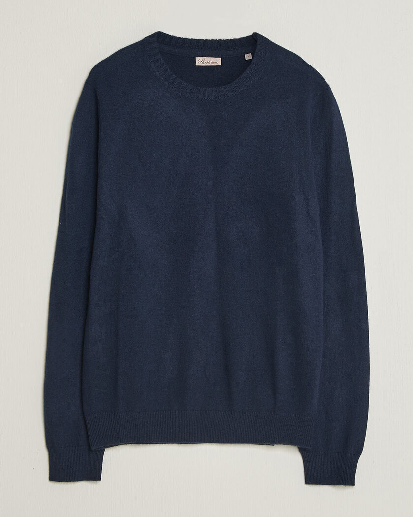 Stenströms Cashmere Crewneck Navy – Blue
