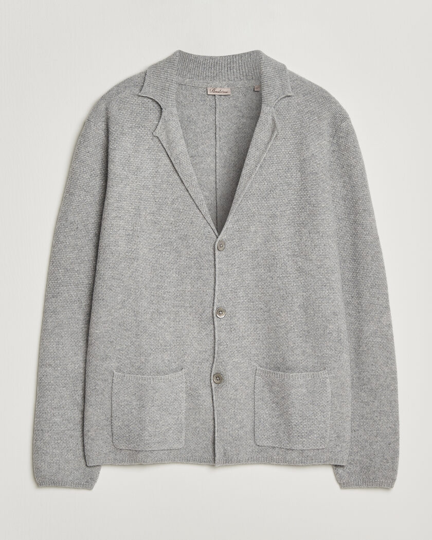 JOHN SMEDLEY｜30G Cotton Cardigan（Gray・L） John Smedley Shadow Tipped Sea Island Cotton Cardigan Navy at