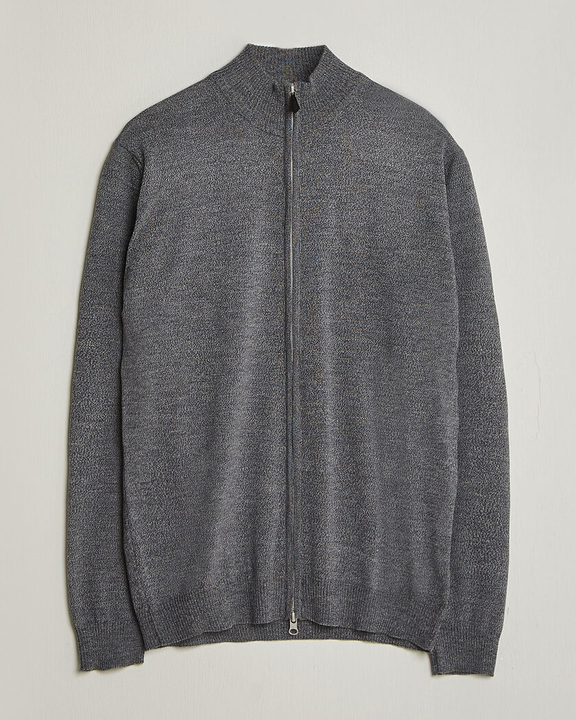Stenströms Merino Full Zip Grey – Grey
