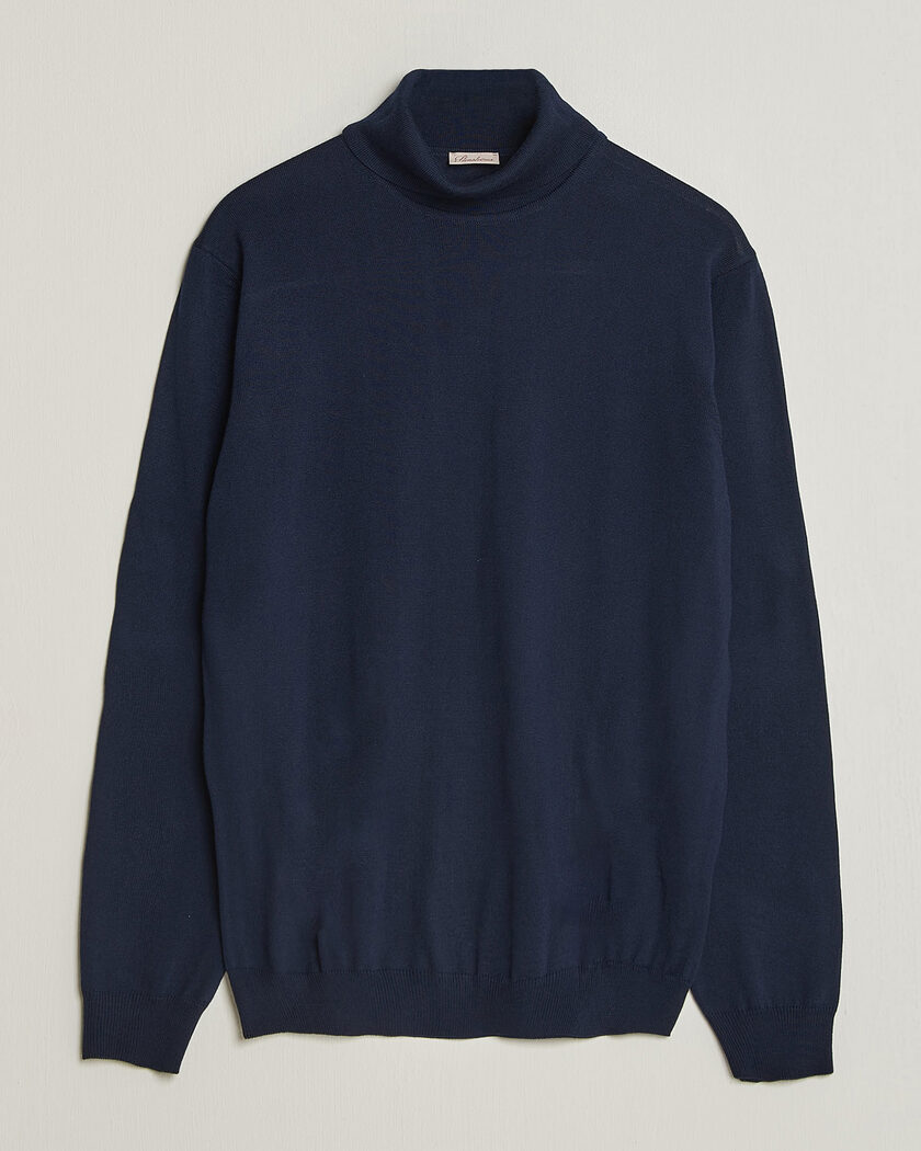 John Smedley Cherwell Extra Fine Merino Rollneck Midnight at