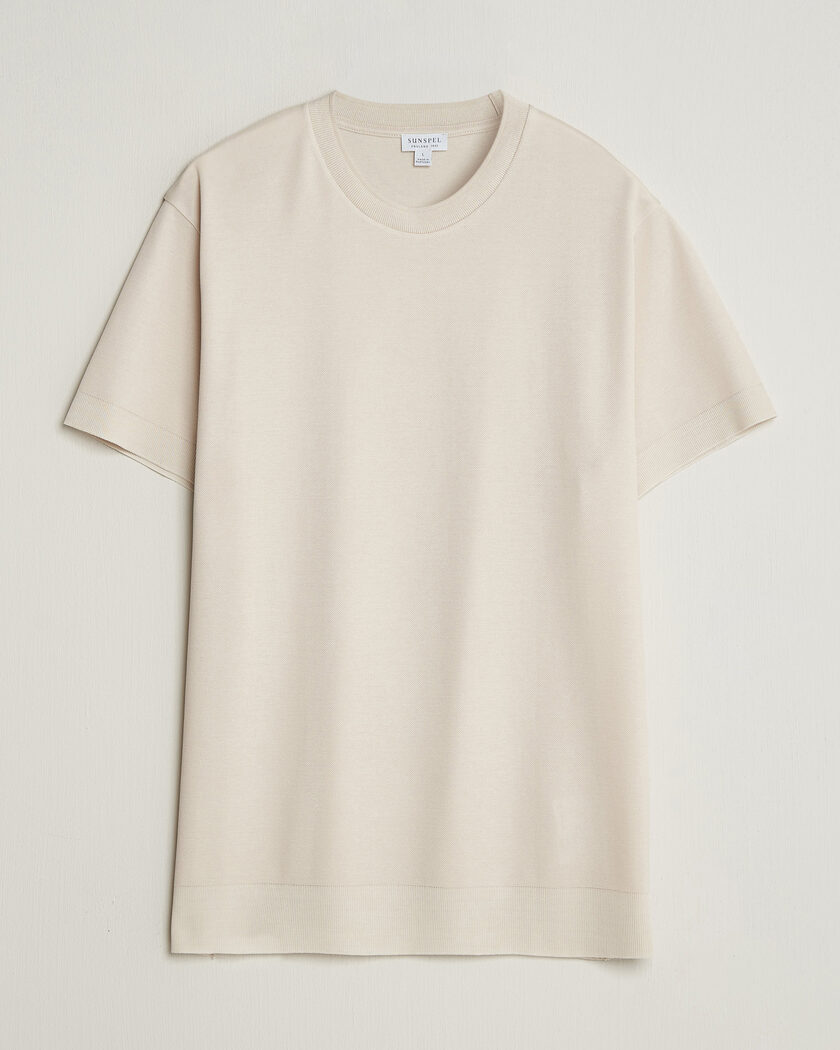 Jil Sander Short Sleeve Jil Logo T-Shirt Light Grey at CareOfCarl.com