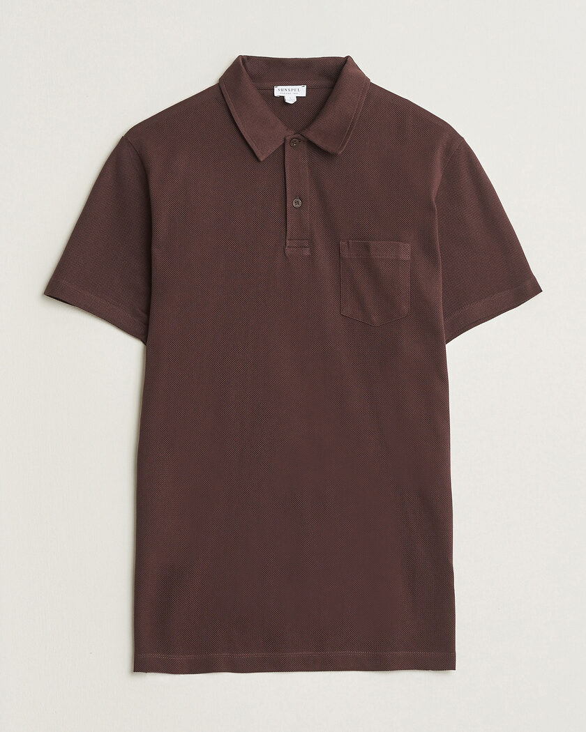 Lacoste Paris Polo Piké Buffle Brown at CareOfCarl.com