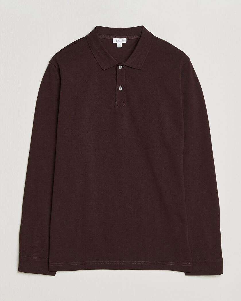 Lacoste Original Long Sleeve Polo Piké Black at CareOfCarl.com