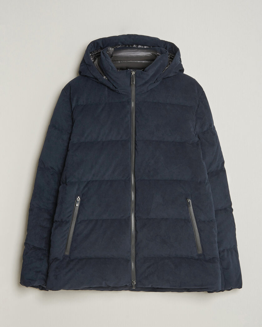 UBR Concord Jacket Savile Neo Suede Navy – Blue
