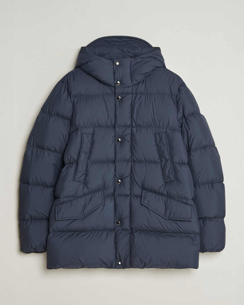 Woolrich Cloud Davis Parka Melton Blue – Blue