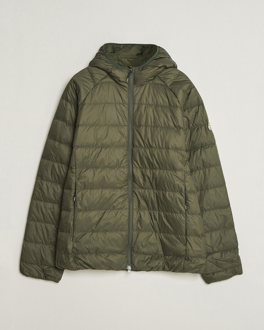 Pyrenex Guzet Hooded Down Jacket Deep Khaki – Green